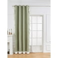 thumbnail image 2 of Nvzi Linen Curtains 132*241CM- 1 slice Light Green Blackout, Thermal Insulated Window Drapes for Bedroom Living Room, Blackout Curtains for Privacy & Light Control, 2 of 4