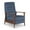 Blue, variant on Iris Reclining Lounge Chair