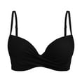 thumbnail image 4 of MKLEKYY Trajes De Baño Mujer 2 Piezas Women Back Stainless Steel Hooks Swimwear Tops Underwire Full Coverage Bikini Top Push Up Swim Crop Top Tie Back Bathing Suit Tops, 4 of 5