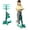 Teal, variant on Kids Scooter – Foldable Seat – LED Wheel Lights Illuminate When Rolling – Children and Toddler 3 Wheel Kick Scooter – Adjustable Handlebar – Indoor and Outdoor- Teal - by Lifemaster