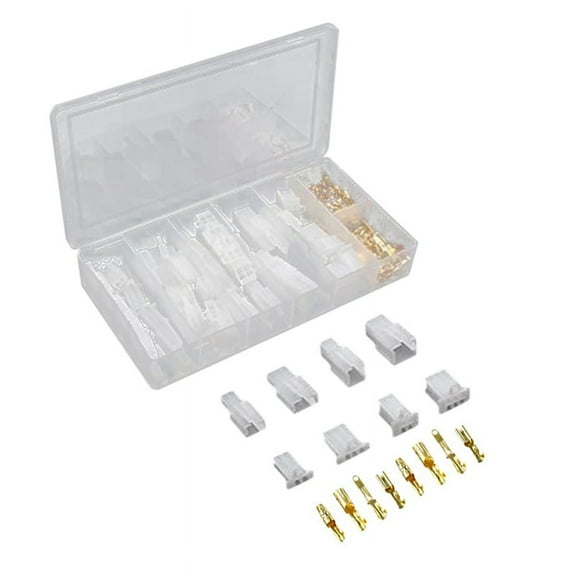 200 PCS 2.8MM Automotive Wire Connector 2/3/4/6 Pin Electrical Male and Female Cable Terminal Kit for Car RVs