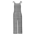 thumbnail image 4 of Hvot&aat Women Oversized Striped Rompers Summer Sleeveless Spaghetti Strap Jumpsuits Wide Leg Pants, 4 of 4