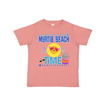 

Inktastic Myrtle Beach Vacation Time Gift Toddler Toddler Girl T-Shirt