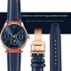 thumbnail image 2 of Adecuado para correa de piel de vaca tejida IWC Portugieser IW371614 IW503312 Correa de reloj Pulsera de interfaz curva 20 mm 22 mm Resistente al agua, 2 of 5
