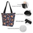 thumbnail image 4 of Xecao Cute Foxes for Tote Bag for Women -Tote Shoulder Bag with A Little Pocket Inside, Perfect for Travel and Work., 4 of 6