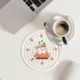 thumbnail image 6 of HongHeng 1Pc Bunny Carrot Easter Placemat, 7 Inch Spring Holiday Round Table Mats for Dining Decoration, 6 of 6