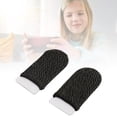 thumbnail image 1 of LAFGUR Game Finger Sleeve,Mobile Game Finger Sleeve Reusable Sweat‑Proof Touch Screen Game Controller Black,Phone Gaming Finger Sleeves, 1 of 8