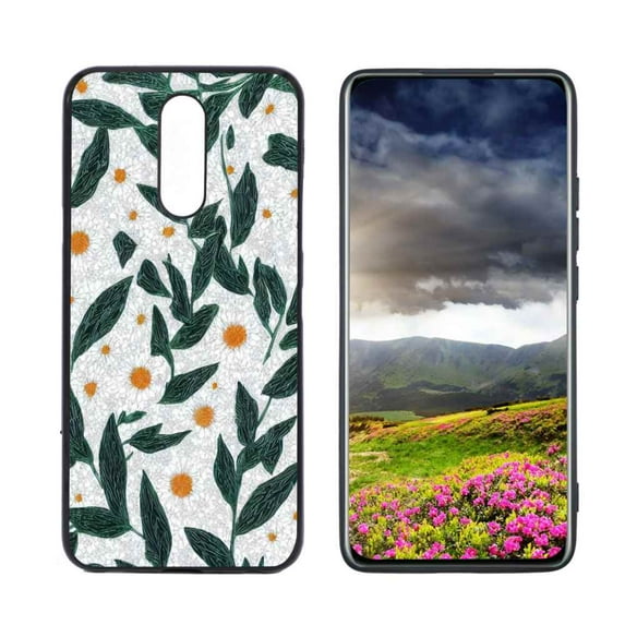 Compatible with Harmony 3 Phone Case, Floral 127 Case Men Women, Flexible Silicone Shockproof Case for Harmony 3