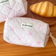 thumbnail image 4 of Bolsa de maquillaje acolchada FLhrweasw de algodón portátil para mujeres y niñas estilo 3, 4 of 6
