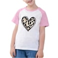 thumbnail image 2 of Rbaofujie T-Shirt à Manches Courtes à Col Rond pour Fille avec Imprimé Graphique de Lettres, 2 of 9