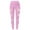 Pink, variant on Fiaer Merry Christmas Leggings for Women Santa Snowflake Graphic Plus Size Pants High Waisted Cozy Pink Tight Trousers White XL