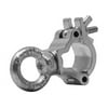 ALUMINUM SMALL MINI CLAMP WITH EYE BOLT IN POLISHED ALUMINUM