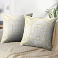 thumbnail image 3 of LALILO Throw Pillow Covers Frame Gold Announcement Art Baby Cushion Cover 18" x 18", 4530 Pack, 3 of 6