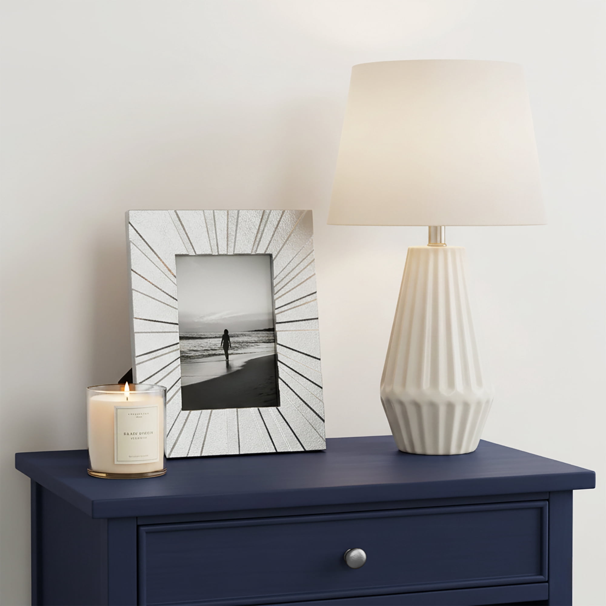 Better Homes & Gardens 5 x 7 Picture Frame, Silver Cast Radiant Metal, Tabletop Photo Frame