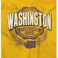 thumbnail image 2 of Washington WA Student Campus Pride Men's Graphic T Shirt Tees Brisco Brands S, 2 of 6