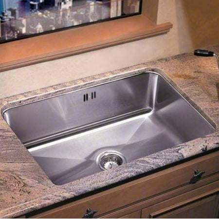 Just Manufacturing 24 L X 18 W Undermount Extra Deep Single Bowl Kitchen Sink
