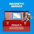 thumbnail image 6 of Magnetic Locker Mirror - 5" x 7"- for School Locker, Bathroom, Household Refrigerator, Locker Accessory, Workshop Toolbox or Office Cabinet (Green/Blue), 6 of 6