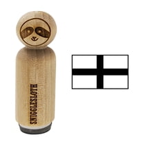 England Flag Rubber Stamp for Scrapbooking Crafting Stamping - Mini 1/2 Inch