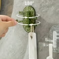 thumbnail image 4 of Swivel Towel Hooks, Wall Coat Rack with 4 Arms, Rotatable Wall Mount Coat Hook, Modern Style, Plastic Space-Saving Swivel Feature, Bath-Towel Hooks, 1 Pcs, 3.54x1.96"(B), 4 of 8