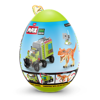 Max Build More Dino Adventure T-Rex Attack (284 Pieces) Building Bricks Toys ABS Made by ZURU