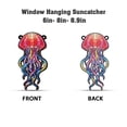 thumbnail image 4 of Lotusprinthandmade Jellyfish Ocean Sea Lover Custom Shape Window Hanging Suncatcher 4in, jellyfish suncatcher, ocean lover decor, 4 of 6