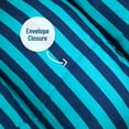 thumbnail image 5 of Wildkin Microfiber Pillowcase Lounger Cover – Travel-Friendly Sleepover Lounger, Fits Standard Pillows (Pillows Not Included), Soft Cotton Blend, Fun Patterns for Kids - Blue Stripes, 5 of 6