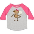 thumbnail image 3 of Inktastic Cute Volleyball Girl Monkey Girls Toddler T-Shirt, 3 of 5