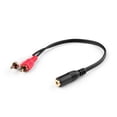 thumbnail image 4 of EIGTHTAIL Stereo Female Mini Jack To 2 Male RCA Plug Adapter Converter Audio Y Cable 0.5M/20” Length, 4 of 7