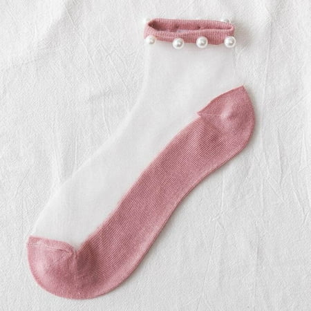 

UTTOASFAY Women Socks Clearance Fashion Women Mesh Ladies Solid Patchwork Thin Socks Women’S Stockings Flash Picks