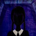 thumbnail image 2 of Manta plateada Buffalo Addams Family Wednesday, 2 of 9
