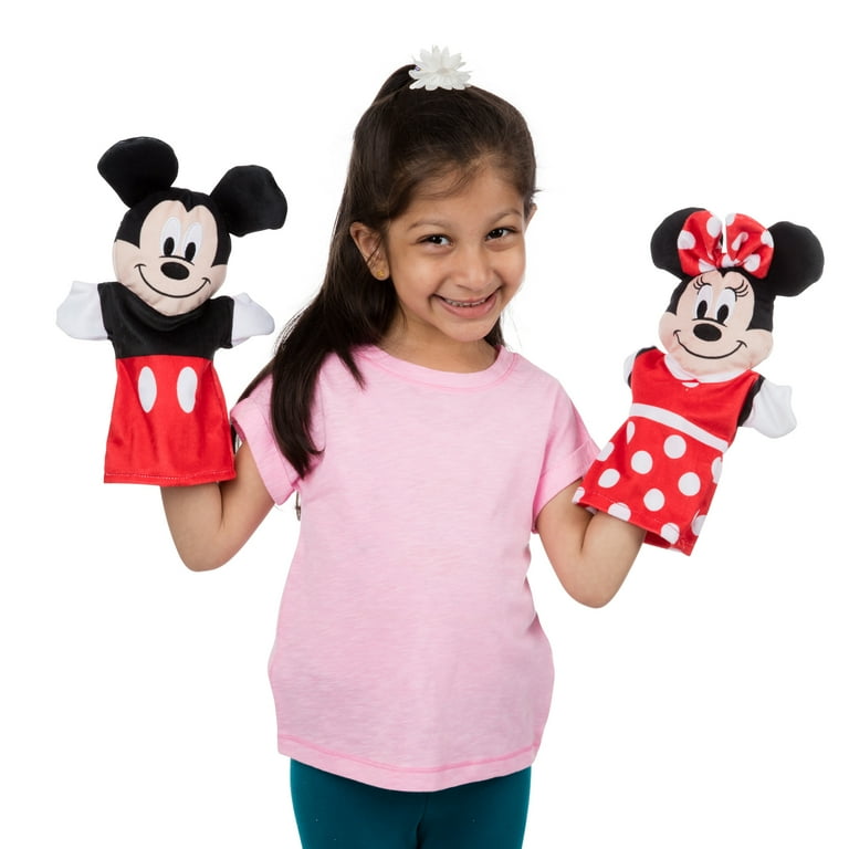 Melissa Doug Mickey Mouse Club Hand Puppets, Soft Fabric, Set of