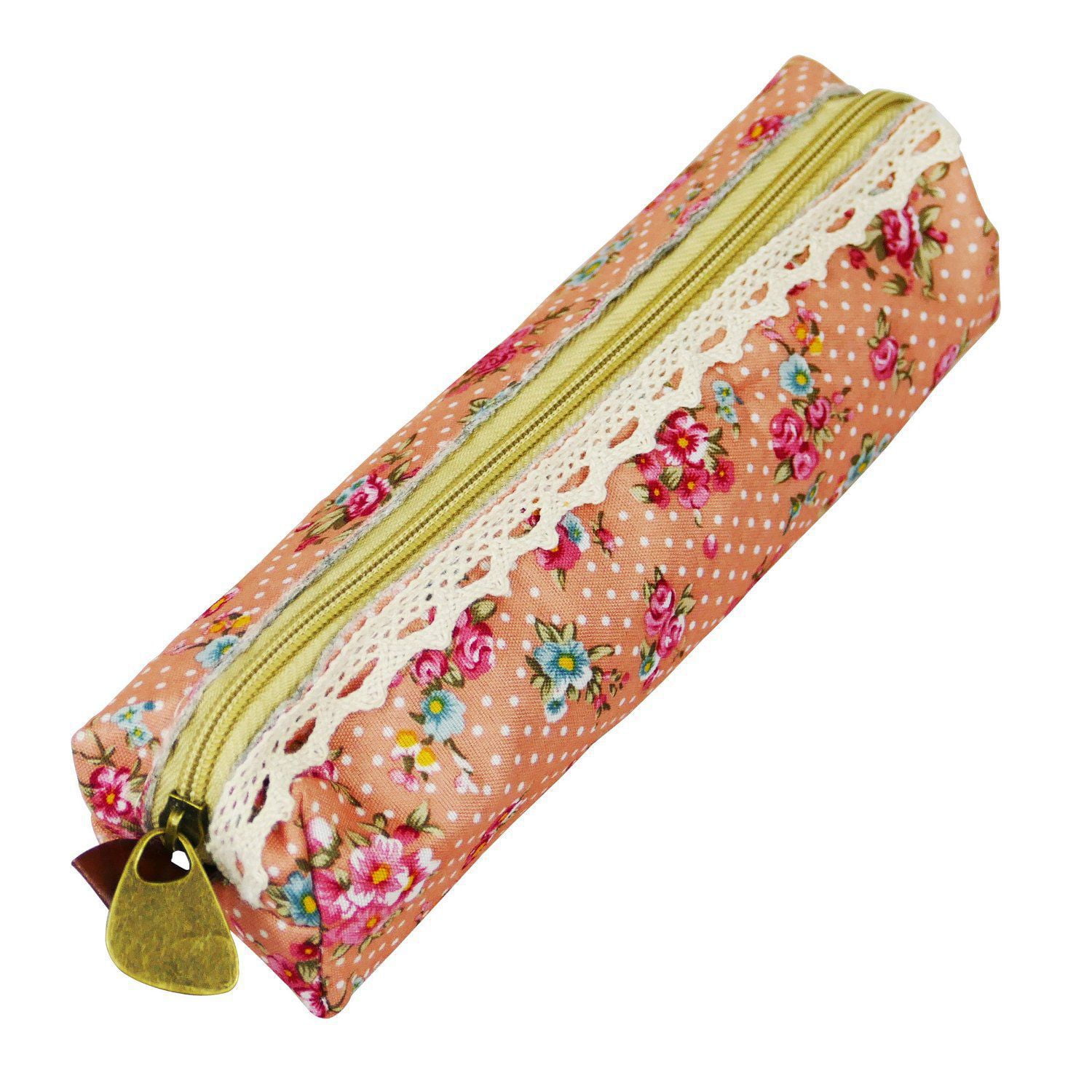 Ustyle Floral Pencil Case MultiFonction Pen Bag Pencil Box Case Coin