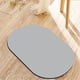 thumbnail image 5 of Alfombra De Baño, Súper Absorbente, De Secado Rápido, Con Base De Goma Antideslizante, Lavable, Para Baño, Ducha O Bañera, Color Gris, 5 of 9