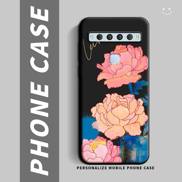 For TCL 10L / tcl 10 Lite Case Floral Soft Silicone TPU New Fashion Style Phone Case For TCL 10 Lite Butterfly Back Cover Conque HS-C0018 For TCL 10 Lite