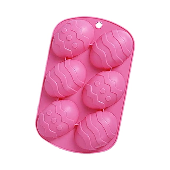 Easter DIY Chocolate Candle Making Kit - Food Grade Silicone Molds for Chewing, Fudge, Jelly, Ice Cream, Crafts - Includes Pen and Hammer Tools(Pink,1Pc)