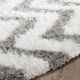 thumbnail image 3 of Safavieh Barcelona Carmella Zigzag Stripes Shag Area Rug, 3 of 7