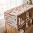thumbnail image 6 of Table Runners 72 Inches Long Dress Scarves, Butterfly Flower Farmhouse Kitchen Table Runner, Coffee Tablerunners, Farmhouse Country Pink Floral on Linen 14x72 Inch, 6 of 9