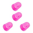 thumbnail image 4 of EeaseCA 4 Pcs Guitar Fingertip Protectors Silicone Finger Guards Finger Picks Protector Finger Caps for Ukulele Electric Guitar Mandolin - Rose Red (M), 4 of 7