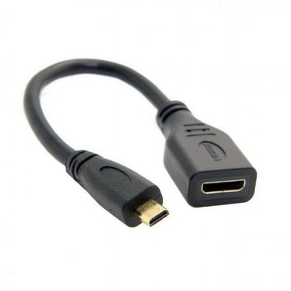 Chenyang CY D Type Micro HDMI 1.4 Male to Mini HDMI 1.4 Female C Type Extension Cable 10cm for Laptop PC HDTV Cable