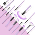 thumbnail image 5 of Newest Makeup Brushes Soft Fluffy Set for Cosmetics Foundation Blush Powder Eyeshadow Kabuki Blending Makeup Brush Beauty Tool Black-13PCS, 5 of 6