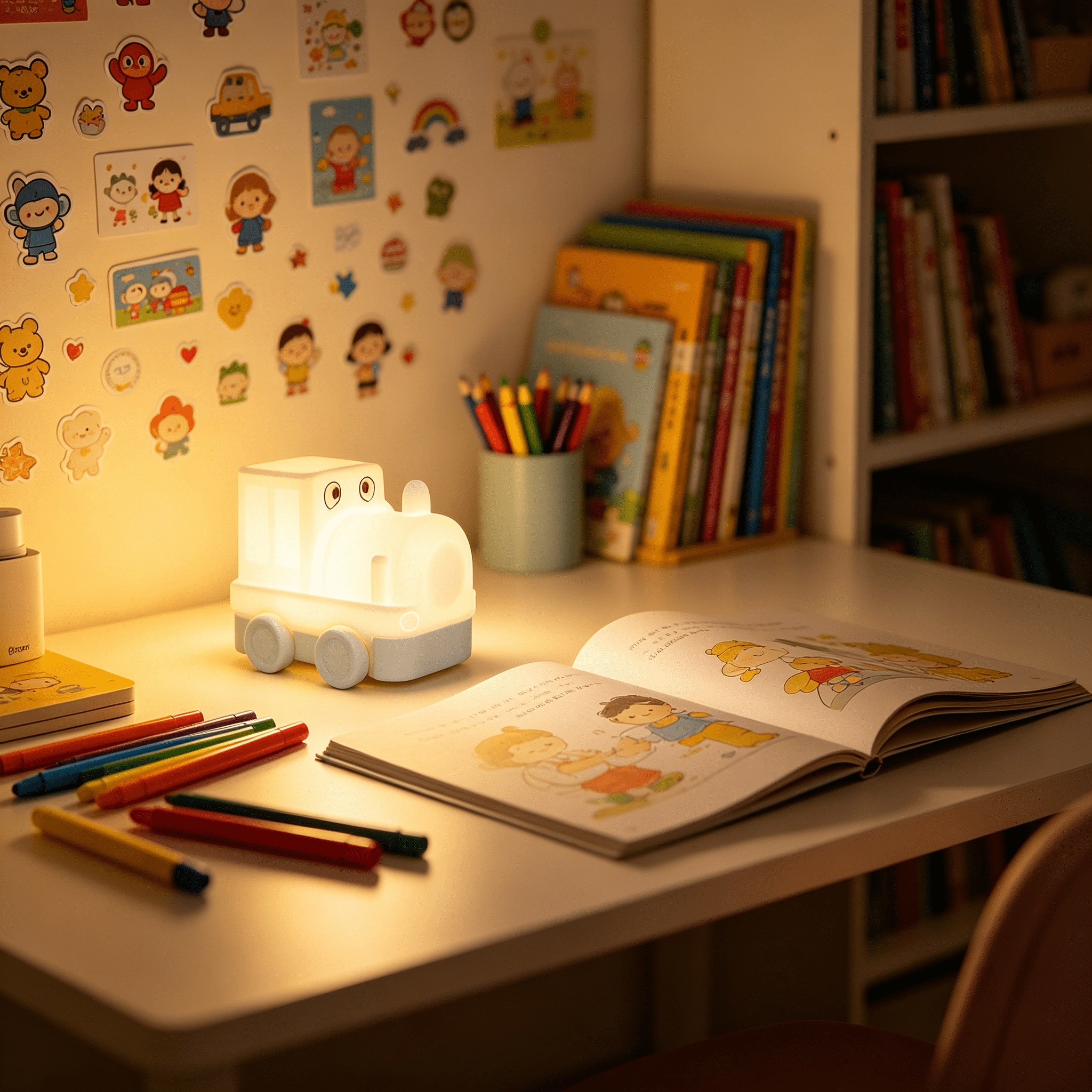 HIBIBUD 2026 New Train Night Light for Kids,Baby Nursery Lamp with Touch Controls,Bedside for Nursing&Breastfeeding,Usb Rechargeable,Newborn Or Toddler Bedroom Decor for Boys and Girls