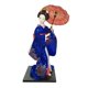 thumbnail image 3 of Escultura de geisha japonesa de 12 pulgadas, figura coleccionable, estatuilla de dama tradicional Azul oscuro, 3 of 9