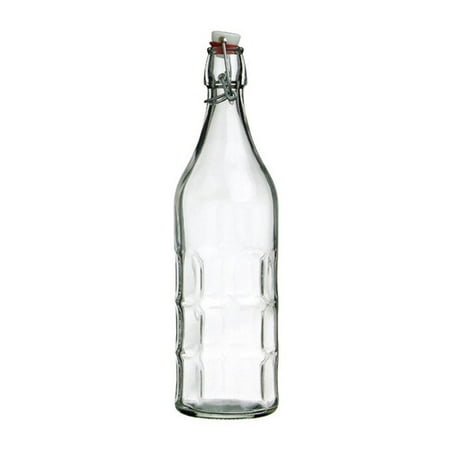 Vandue Corporation Culaccino Swing Top Round 34 oz. Glass Bottle