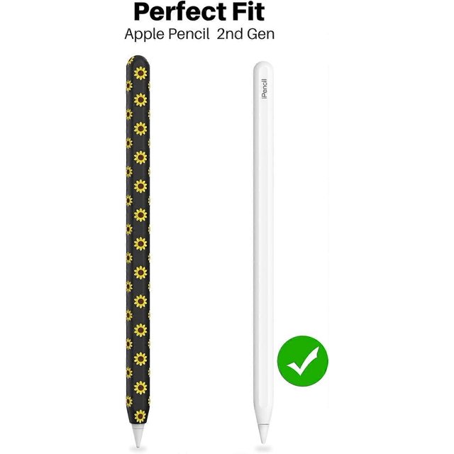 Magnetic Attachment For Wireless Charging Compatibility, Ergonomic Design Premium Silicone Sleeve Classic Pencil Case, Compatible With Apple Pencil