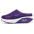 thumbnail image 3 of Zapatos Mujeres Cojín de aire Mesh Mesh Gym Sneakers para deportes al aire libre (37) Purple, 3 of 7