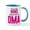 White/Blue Inside, variant on CafePress - BEST MOMS GET PROMOTED TO OMA Mugs - 11 oz Ceramic Mug - Novelty Coffee Tea Cup