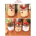 thumbnail image 3 of Billuyoard Bolsas con cordón de Navidad Lindo Papá Noel Muñeco de nieve Elk Árbol de Navidad Decoración Contenedor Fleece Goodie Bag Holder Candy Kits de decoración para fiestas Papá Noel Billuyoard HA070034-01B, 3 of 6