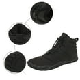 thumbnail image 5 of Gyexs Mens Snow Boots Size 13, Winter Shoes Women Wide Width, Breathable, Bungee, Riding, Almond Toe, Winter Clothes, Black, Size 7, 5 of 8