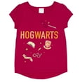 thumbnail image 4 of Harry Potter Hedwig Owl Little Girls 2 Pack T-Shirts Little Kid to Big Kid, 4 of 5