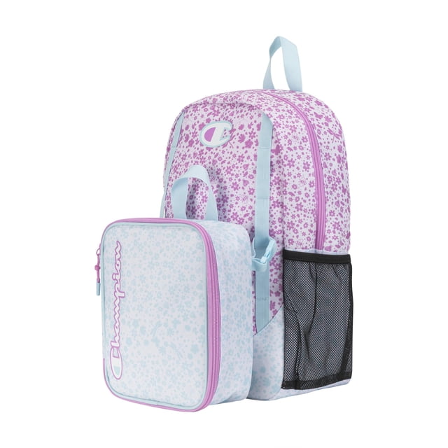 Combo de mochila y kit de lonchera Champion Mode rosa y azul talla única
